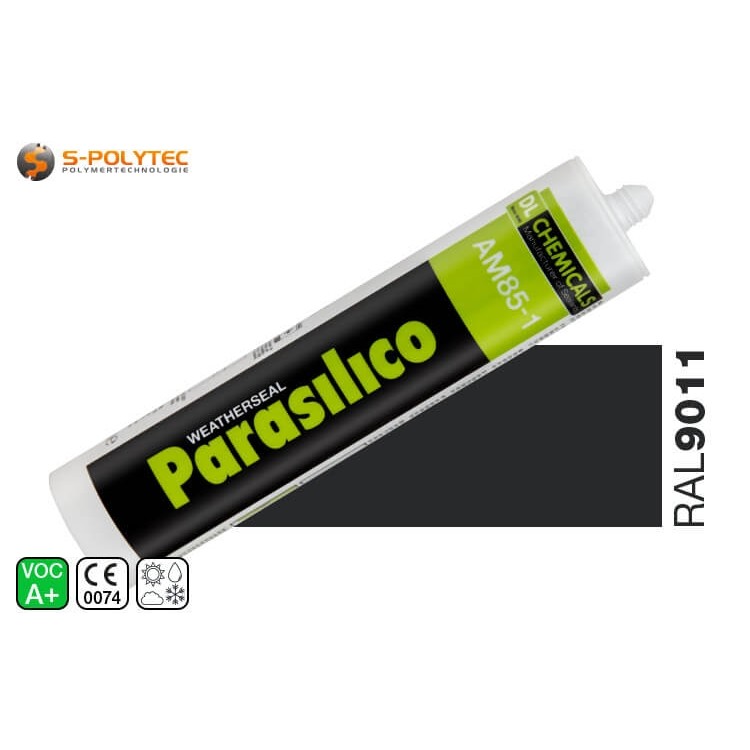 Silicone Parasilico AM-85-1 T in black
