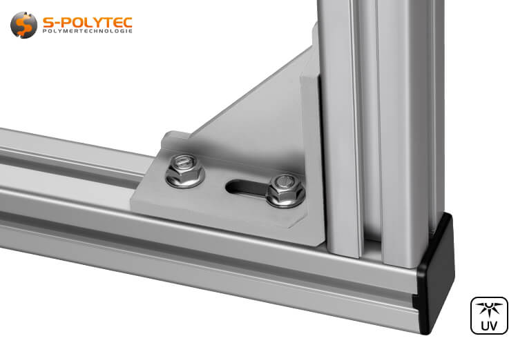 The mounting brackets allow for particularly stable constructions for the highest demands
