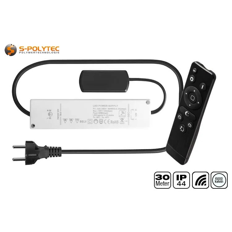 The 12V recessed spotlights comply with protection class IP65 – for indoor and outdoor use