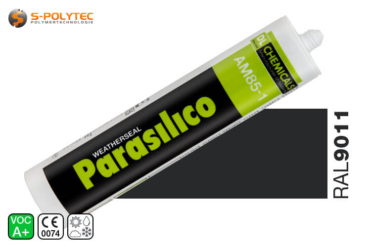 Silicone Parasilico AM-85-1 T in black