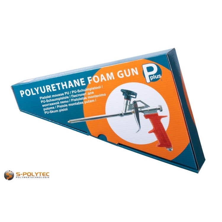 The foam gun P-Plus is suitable for processing 1C PU foams