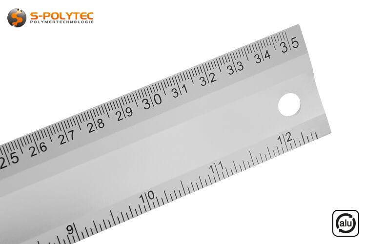 The anodised aluminium handle ensures an optimal grip