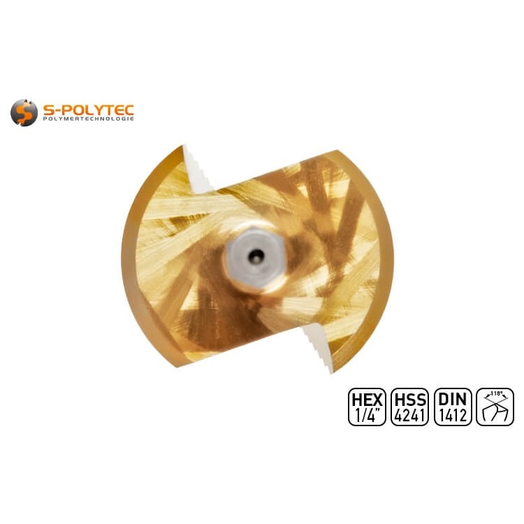 Thanks to the HEX bit holder, the step drill can be used with all standard keyless drill chucks