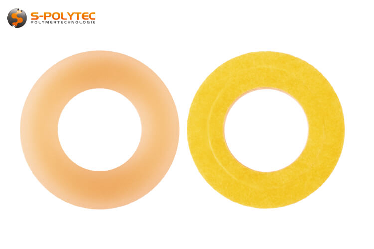 The PUR washer has a self-adhesive side for easier application of balcony screws