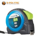 3 metre tape measure with automatic tape return and locking system suitable for left- and right-handers