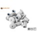 Vorschaubild Stainless steel threaded sleeve for balcony screws with UV-resistant head lacquer in light grey (RAL7035).