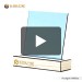 Vorschaubild 360-Grad Video unserer transparenten Acrylglasplatten in Hellblau