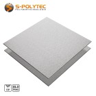 Aluminium composite panels 3mm (dibond) in silver brushed in custom cut