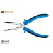 Vorschaubild The high-quality flat nose pliers with curved tip are available in 160mm or 200mm overall length