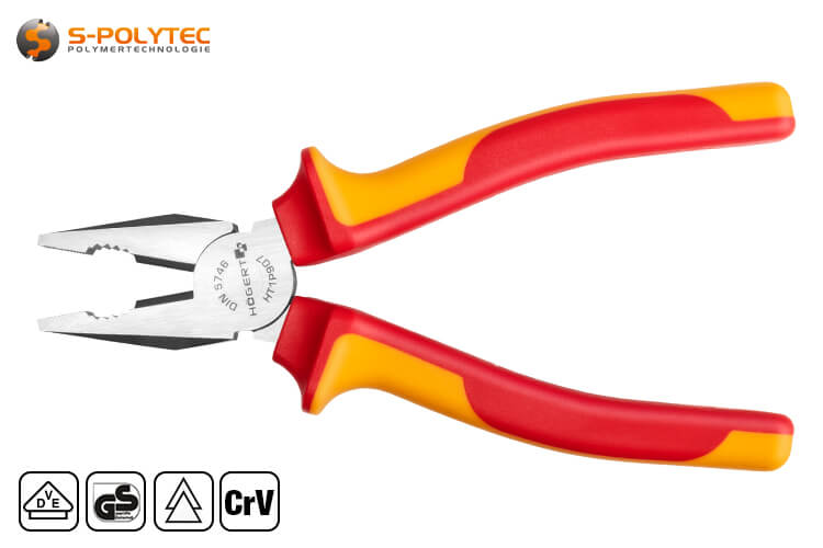 The VDE combination pliers are optionally available in 160mm, 180mm or 200mm overall length