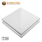 Buy aluminum composite panels 3mm (also known as Alu-dibond) in white made to measure