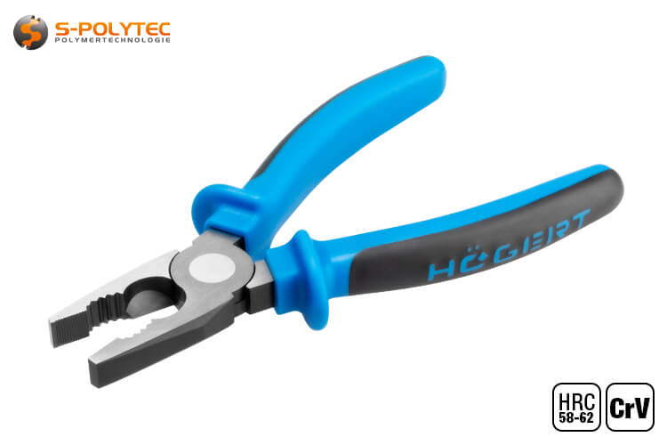 The power combination pliers combine side cutters, pipe wrenches and flat nose pliers in one tool		