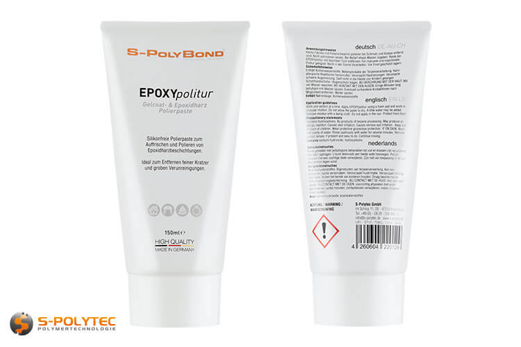 S-Polybond EPOXYpolitur - Special polishing paste for refreshing and polishing epoxy resin surfaces 