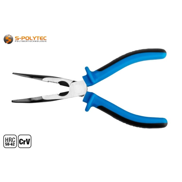 The ergonomic handle made from thermoplastic elastomer ensures optimum grip