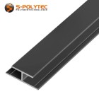 The powder-coated connecting profiles in anthracite grey are suitable for panels with a thickness of 3mm, 6mm or 8mm, depending on the version
