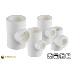Buy matching Aqua-Plus PP-R T-reducer in white directly with it