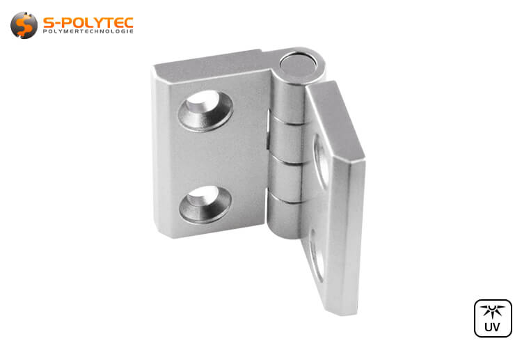 The metal door hinges are available in different sizes for aluminium construction profiles