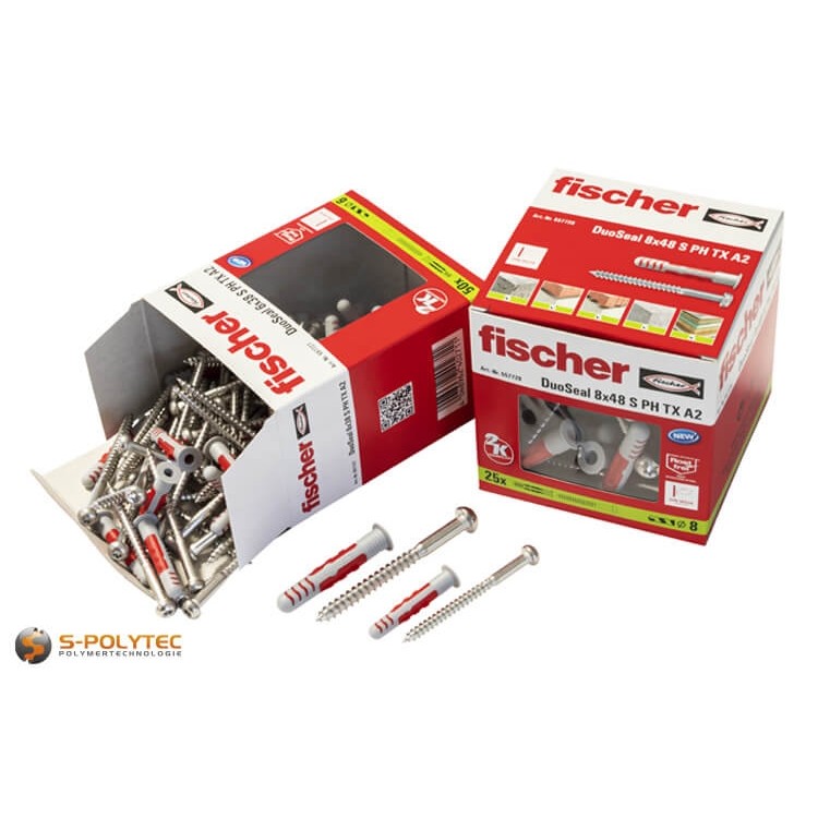 fischer universal dowel DuoSeal is ideal for fixings in wet areas