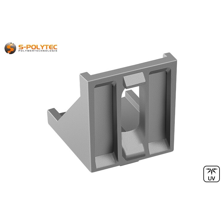 90-degree angle connector for aluminium construction profiles