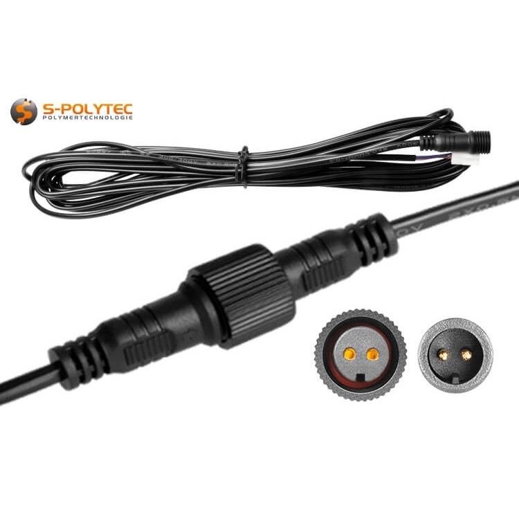 The set includes all connection cables, the LED power controller and a remote control for maximum operating convenience