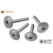 Vorschaubild M5 stainless steel balcony screw for cap nuts or threaded sleeves with head painting in dusty gray (RAL7037)