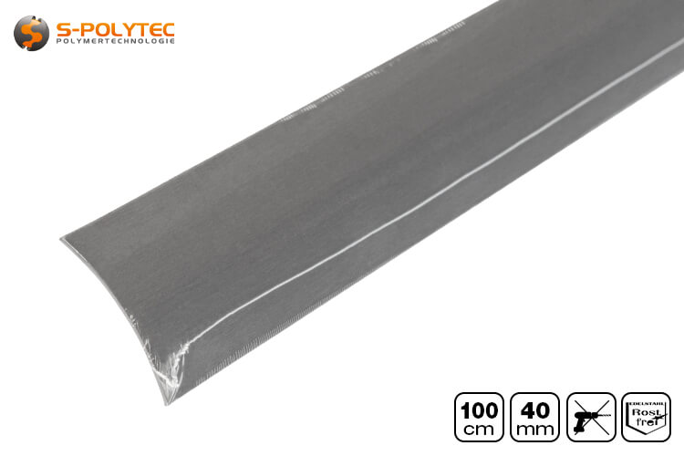 The self-adhesive stainless steel floor profiles are suitable for mounting on almost all smooth surfaces