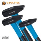 The locksmith's hammer with fibreglass handle is a robust, high-quality alternative to hammers with a wooden handle