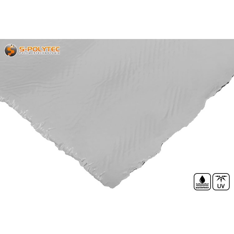 The UV- and weather-resistant sealing tape with a black top surface is suitable for indoor and outdoor use