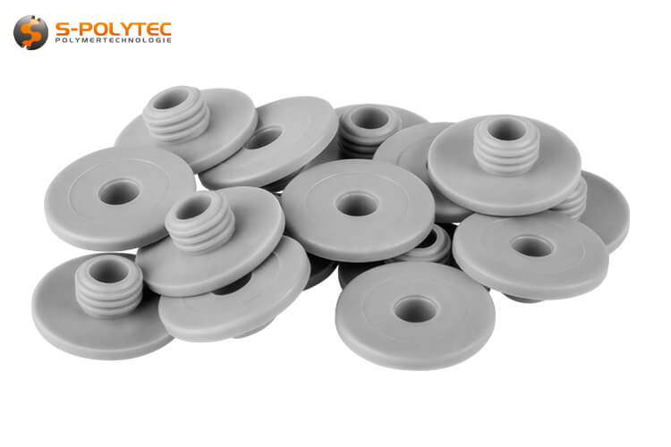 Our spacers made of LLDPE are ideal for balcony railings made of square steel tube