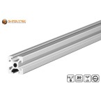 Buy matching Aluminium construction profile 20x20, groove 6 silver (anodised) directly with it