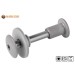 Vorschaubild Balcony screw set with threaded sleeve in dusty grey (RAL 7037) in various sizes made of stainless steel.