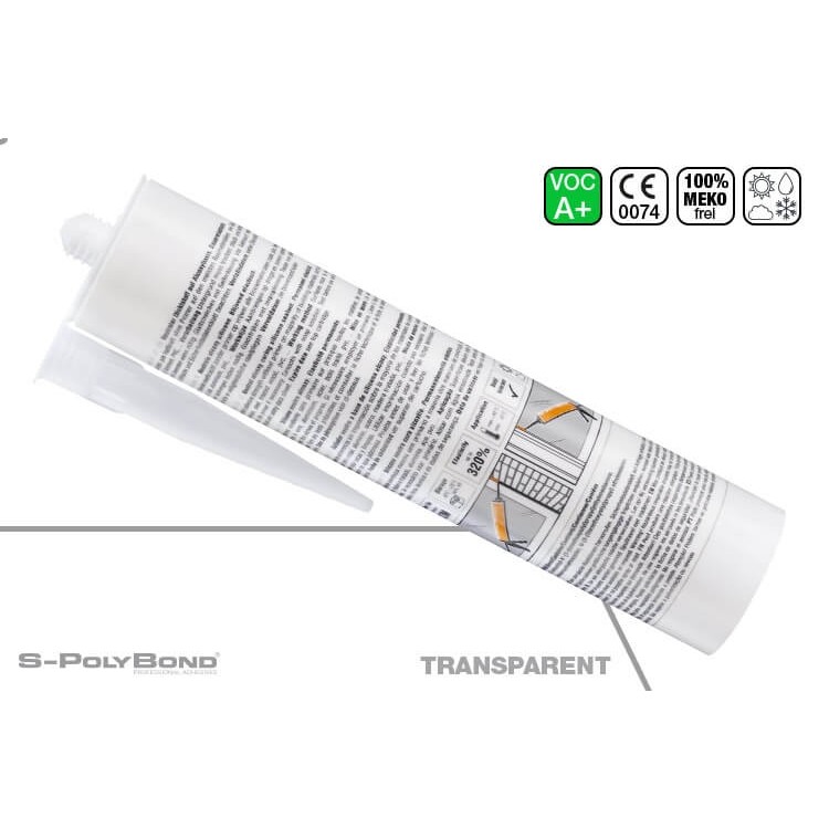 Colorless silicone based on alkoxy-technologie from S-Polybond SILIKONprofi