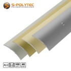 The perforated 40mm floor profiles made of anodised aluminium are corrosion-resistant and suitable for outdoor use