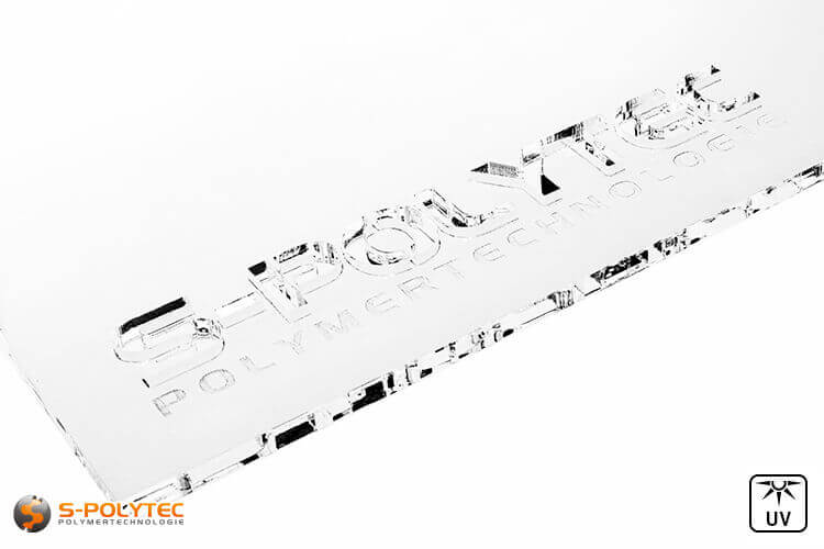 Individual laserparts from transparent acrylic glass