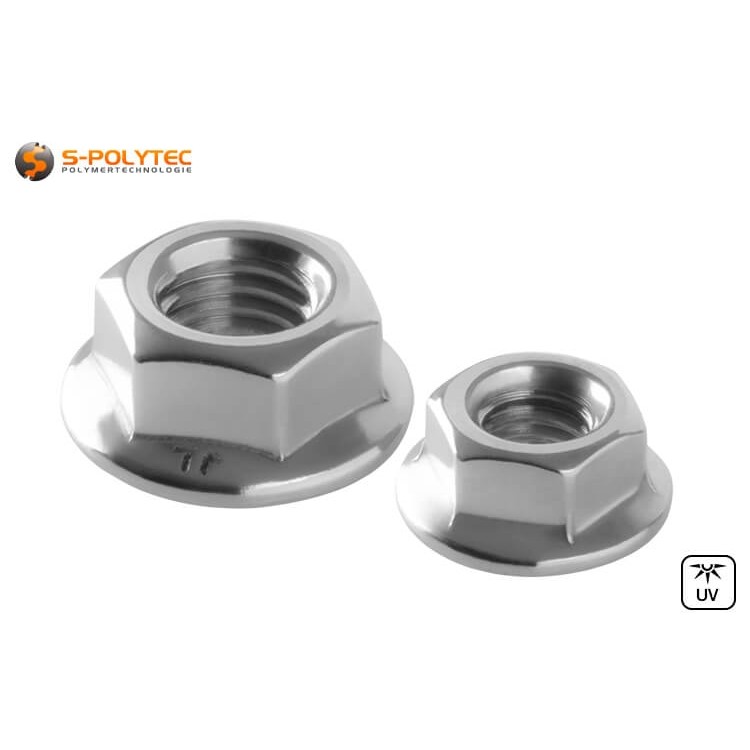 Our flange nuts are available in a range of thread sizes at particularly favourable prices