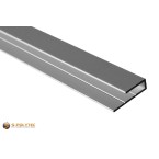 Buy matching Aluminium U-profile silver (anodised) directly with it