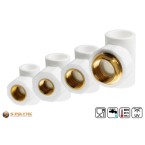 Buy matching Aqua-Plus PP-R T-coupling with female thread directly with it