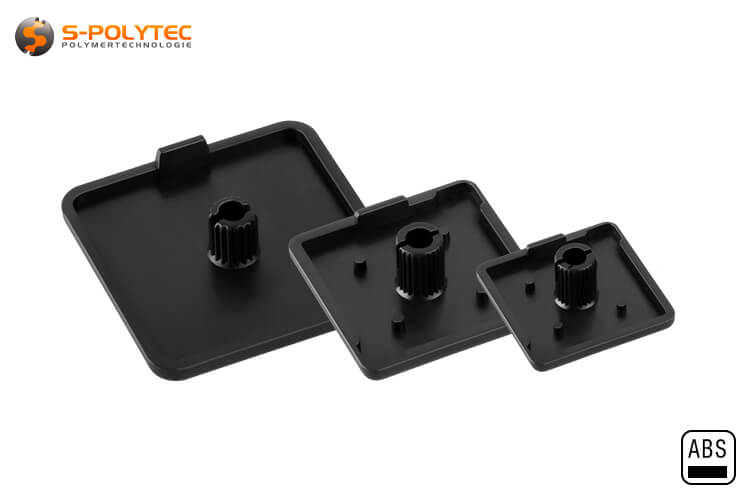 The end cap is rounded at the corners for a perfect fit with I-type construction profiles