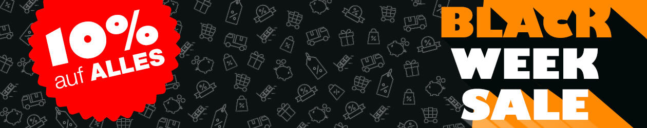 10 Prozent Rabatt auf alle Produkte zur BlackWeek