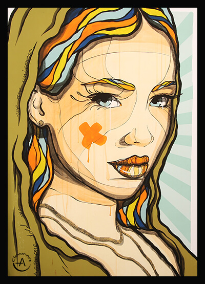 Glicee on Hahnemühle Velvet - Someone told me by El Bocho