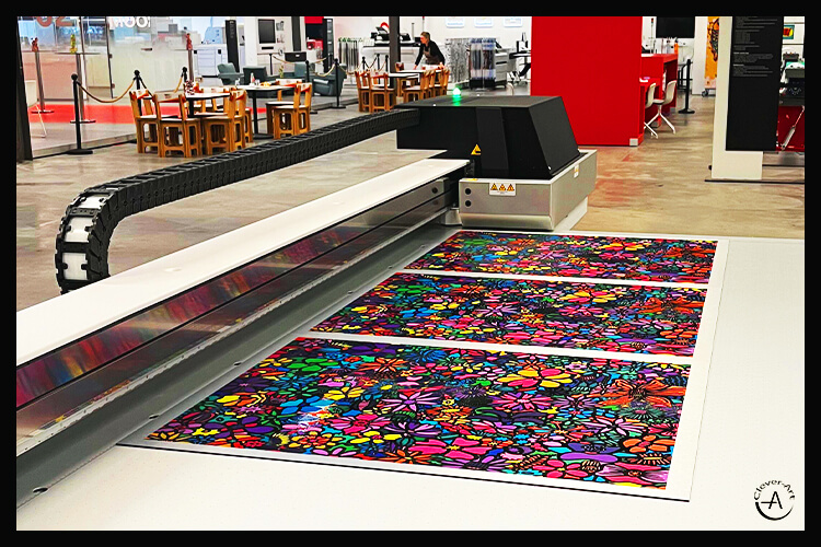 UV printing on our aluminium composite panels by Clever-Art from Kranenburg