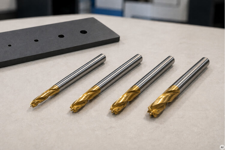 S-Polytec solid-carbide HPL drill bits in different diameters for fixed and sliding points