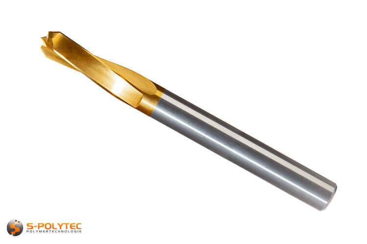 S-Polytec solid-carbide HPL drill bit with sharp centring point
