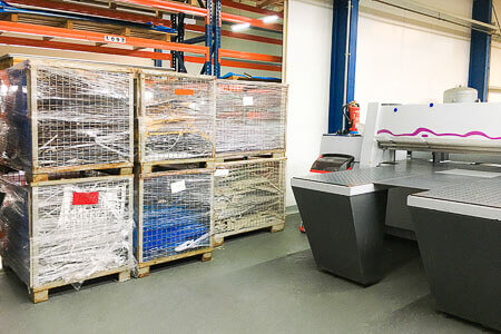 S-Polytec collects sorted plastic waste for the production of recycled sheets made from regenerated material