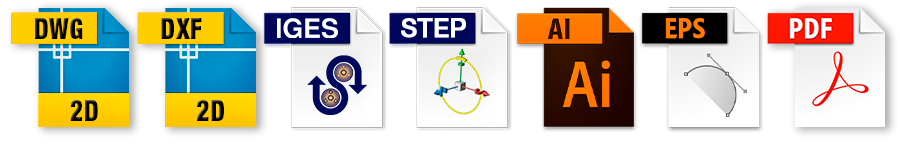 Overview of file formats for milled plastic parts from S-Polytec