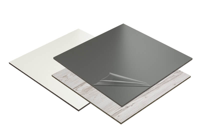 HPL sheets in various colours and decors